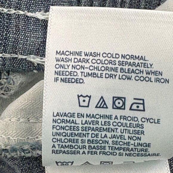 Lands End Pull On Pants Womens XXL 44 46 Blue Elastic Waist Casual Pockets - Picture 7 of 13